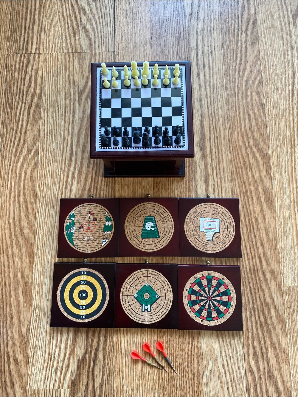 Coaster & Game Set – Multi-Color - Picture 3 of 6